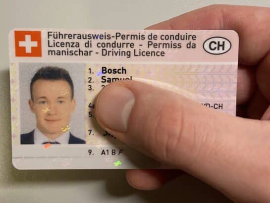 bestellen Schweizer Führerschein